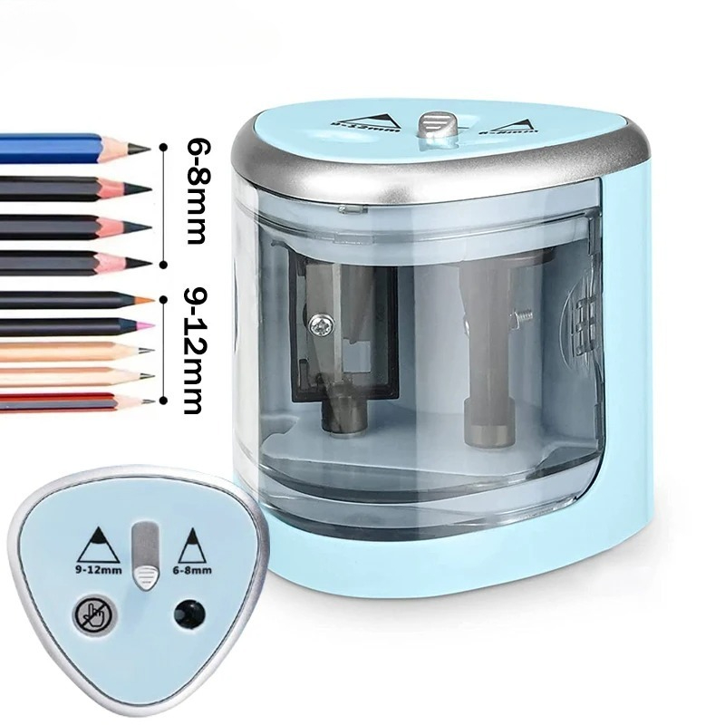 เครื่องเหลาดินสอไฟฟ้าแบบสองรูร - Electric Pencil Sharpener Usb บทวิจารณ์และราคา
