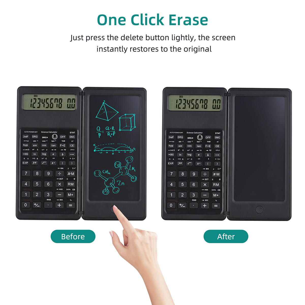 เครื่องคิดเลขวิทยาศาสตร์พร้อมแ - Scientific Calculator For Secondary School บทวิจารณ์และราคา